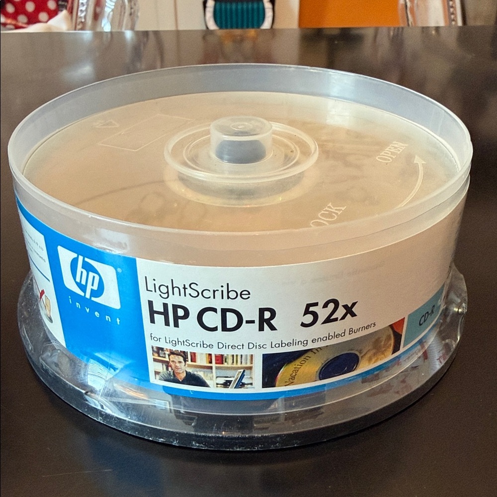 HP LightScribe CD-R 52x Spindle Factory Sealed